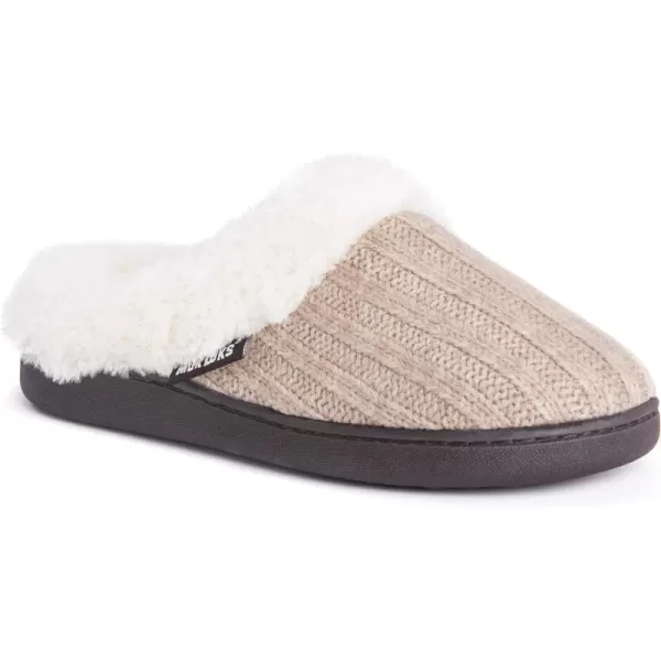 MUK LUKS Womens Suzanne Clog SlippersMocha Mousse