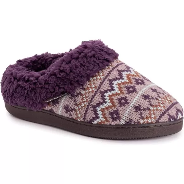 MUK LUKS Womens Suzanne Clog SlippersViolet