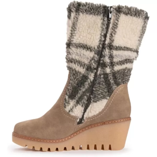 MUK LUKS Womens Vermont Stowe BootsSand