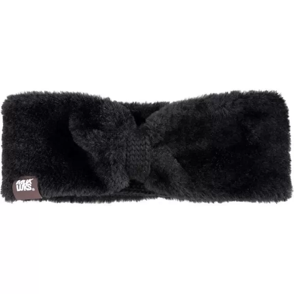 MUKLUK Womens Fur HeadbandEbony