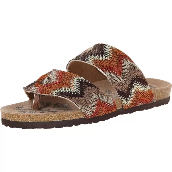 Muk Luks Womens Claire Duo Strapped Fisherman SandalOrange