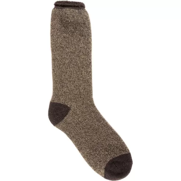 Quietwear Mens Heat Retainer SocksBrown