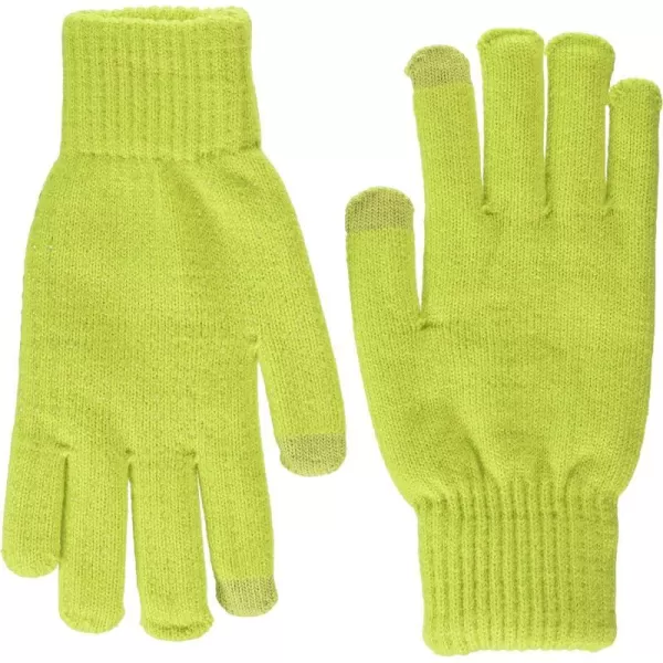 Quietwear mens Mens Heat Retainer GlovesHivis Green