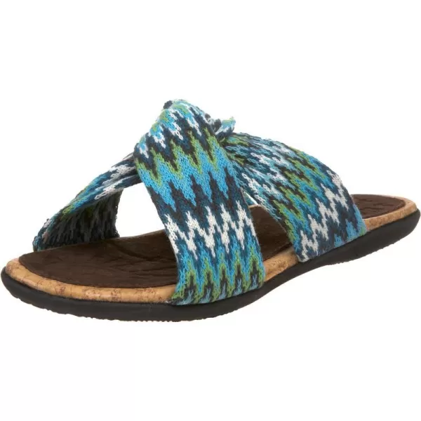 Sun Luks by Muk Luks Womens Florence SandalTurquoise