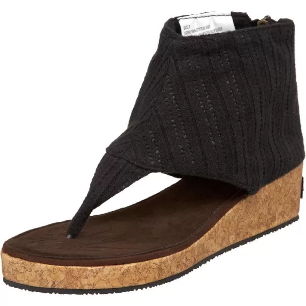 Sun Luks by Muk Luks Womens Gondola SandalBlack