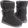 imageMUK LUKS Womens Pull on Fashion BootDark Grey Heath
