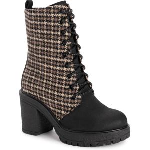 imageMUK LUKS womens Riser JazzBootsHoundstooth Black