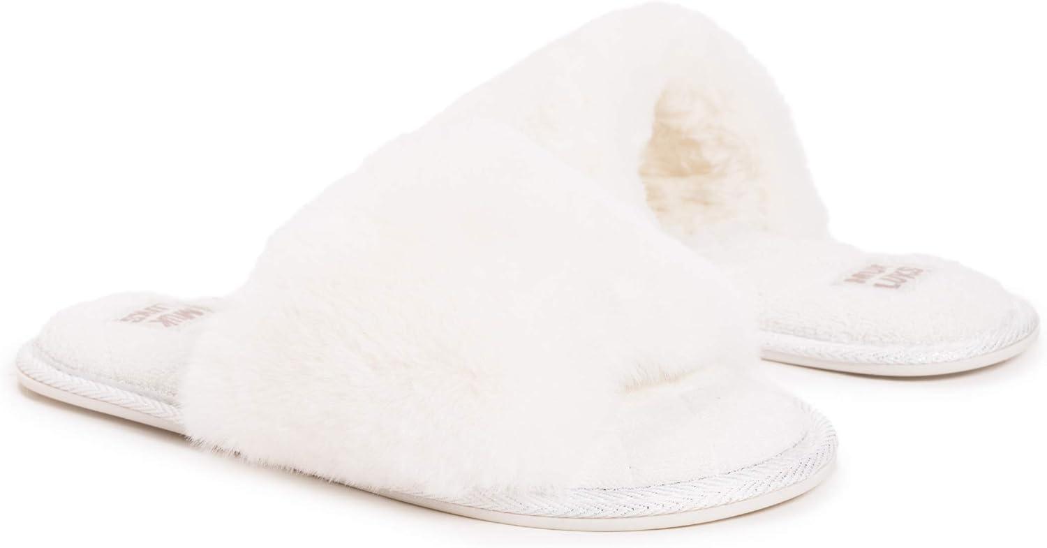 imageMUK LUKS Womens Sariah Slide SlipperSnow White