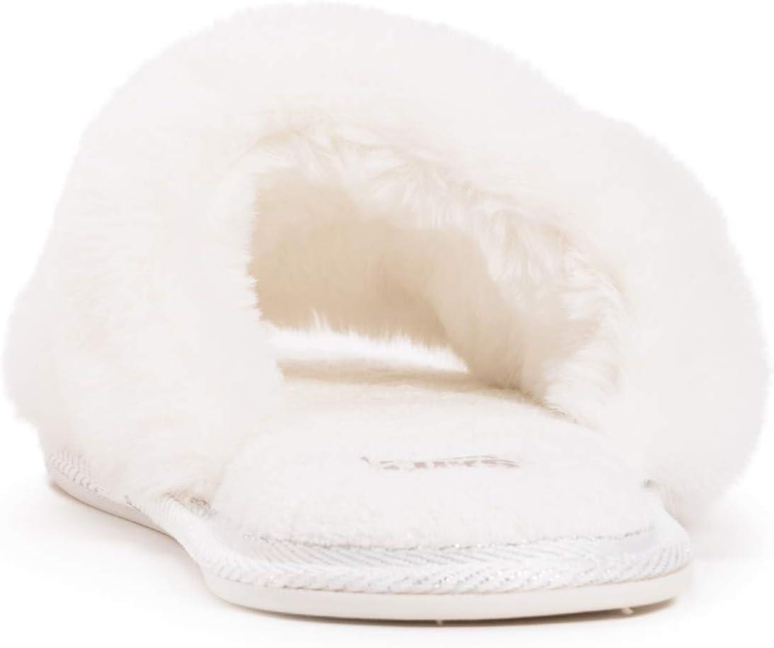 imageMUK LUKS Womens Sariah Slide SlipperSnow White