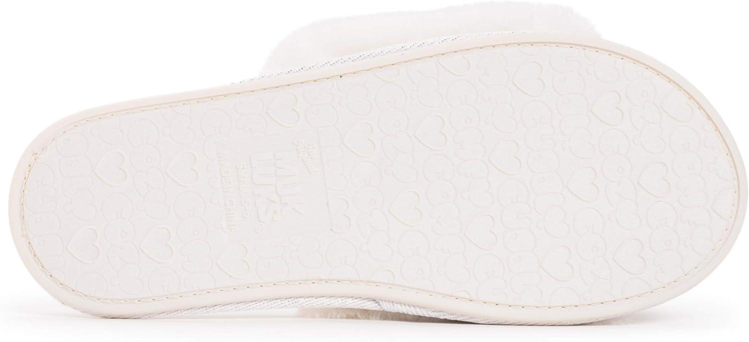 imageMUK LUKS Womens Sariah Slide SlipperSnow White