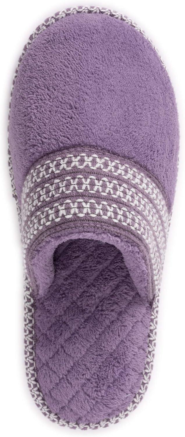 imageMUK LUKS womens Cathy Micro ChenilleLilacIvory