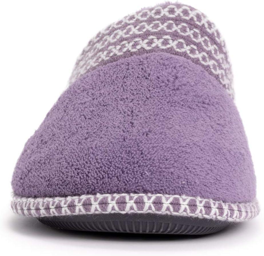 imageMUK LUKS womens Cathy Micro ChenilleLilacIvory