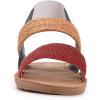 imageMUK LUKS Womens About Time SandalRed Multi FlatRed Multi