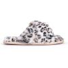imageMUK LUKS Womens Kathy Ireland Daisy Slide SlipperSnow Leopard