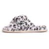 imageMUK LUKS Womens Kathy Ireland Daisy Slide SlipperSnow Leopard