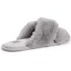 imageMUK LUKS Womens Perley Criss Cross SlipperGrey