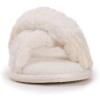 imageMUK LUKS Womens Perley Criss Cross SlipperIvory