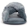 imageMUK LUKS Womens Perley Criss Cross SlipperSteel Blue