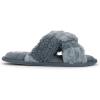 imageMUK LUKS Womens Perley Criss Cross SlipperSteel Blue