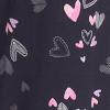 imageMUK LUKS Womens Short Sleeve Pajama 2Piece Set Super Soft TShirt and Pants Garden Party Conjunto de PijamaGryCascading Heart