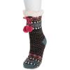 imageMUK LUKS Womens Tall Cabin Sox 1 Pair PackBlack