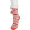 imageMUK LUKS Womens Tall Cabin Sox 1 Pair PackPinkTan