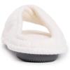 imageMUK LUKS womens Ada Chenille Crossband Slippers  Daisy WhiteSlipperDaisy White