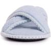 imageMUK LUKS womens Ada Chenille Crossband Slippers  Daisy WhiteSlipperFreesia Blue