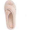 imageMUK LUKS womens Ada Chenille Crossband Slippers  Daisy WhiteSlipperHoney Wheat