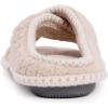 imageMUK LUKS womens Ada Chenille Crossband Slippers  Daisy WhiteSlipperHoney Wheat