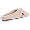 imageMUK LUKS womens Ada Chenille Crossband Slippers  Daisy WhiteSlipperHoney Wheat