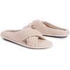 imageMUK LUKS womens Ada Chenille Crossband Slippers  Daisy WhiteSlipperHoney Wheat