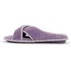 imageMUK LUKS womens Ada Chenille Crossband Slippers  Daisy WhiteSlipperLilac