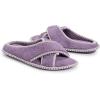 imageMUK LUKS womens Ada Chenille Crossband Slippers  Daisy WhiteSlipperLilac