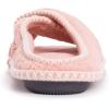 imageMUK LUKS womens Ada Chenille Crossband Slippers  Daisy WhiteSlipperRose Gold
