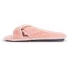 imageMUK LUKS womens Ada Chenille Crossband Slippers  Daisy WhiteSlipperRose Gold