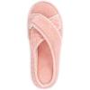 imageMUK LUKS womens Ada Chenille Crossband Slippers  Daisy WhiteSlipperRose Gold