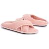 imageMUK LUKS womens Ada Chenille Crossband Slippers  Daisy WhiteSlipperRose Gold