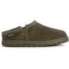 imageMuk Luks Mens Matt Printed Berber Suede Clog SlipperOlive