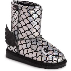 imageMUK LUKS Girls Zoo Friends BootsSilver Dragon