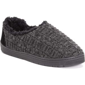imageMUK LUKS Mens John Slippers ShoeEbonyDark Grey Heather
