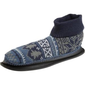 imageMUK LUKS Mens Nordic Knit SlipperNavy