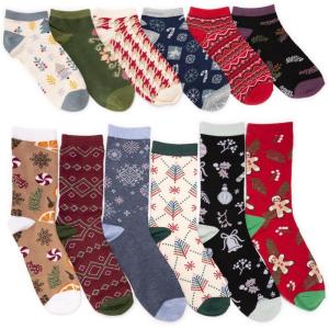 imageMUK LUKS Womens 12 Days of Christmas Socks Multi OS