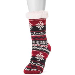 imageMUK LUKS Womens 1Pair Cabin Socks