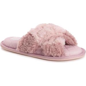 imageMUK LUKS Womens Perley Criss Cross SlipperMauve