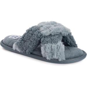 imageMUK LUKS Womens Perley Criss Cross SlipperSteel Blue
