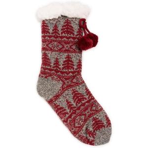 imageMUK LUKS Womens Tall Cabin Sox 1 Pair PackCandy Apple