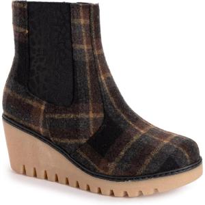 imageMUK LUKS womens Vermont EssexBootsBlack Plaid