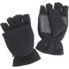 imageMUK LUKS Mens Fleece Flip Mittenadv BlackBlack