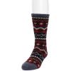 imageMUK LUKS Mens Slipper Socks CasualBurgundyNavy
